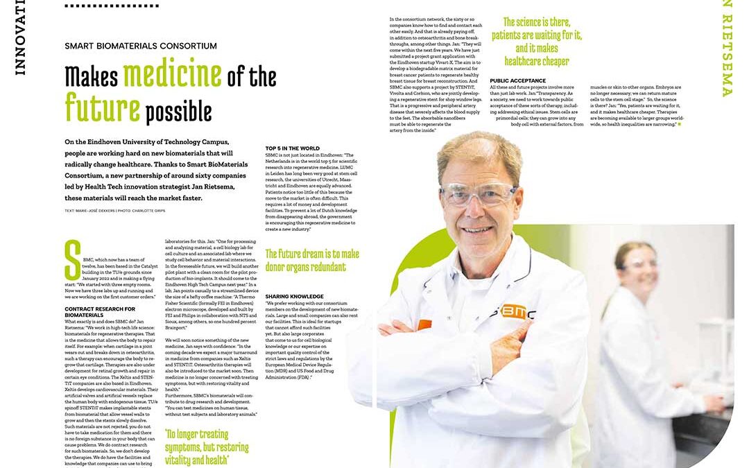 Smart BioMaterials Consortium in EiNDLESS Magazine